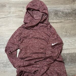 Nike Burgundy Pullover Hoodie